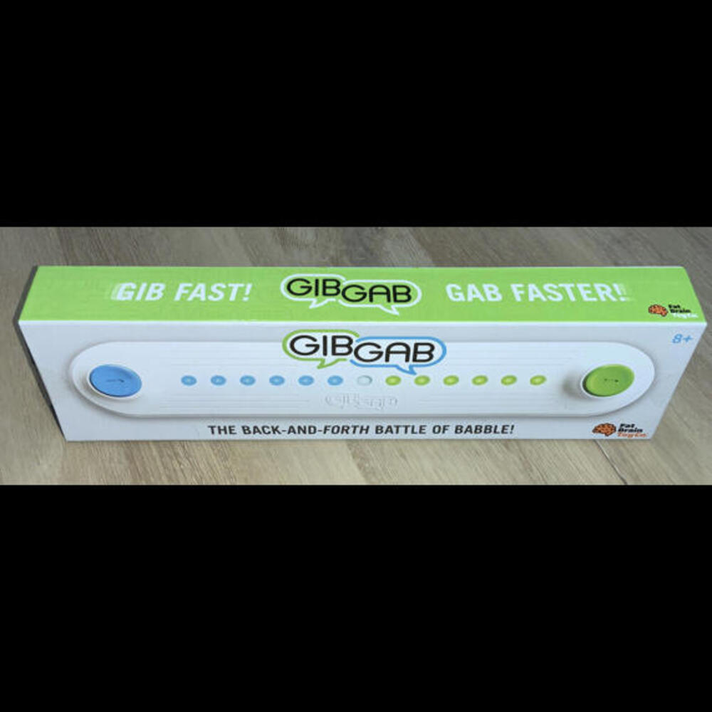 GibGab Electronic Gib Gab Fast Talking Word Challenge Fat Brain Toys New Sealed